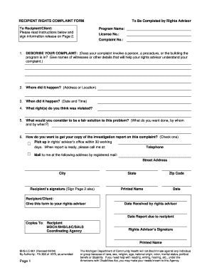 Recipient Rights Training Recipient Rights Training. . The purpose of the recipient rights 906 form is to